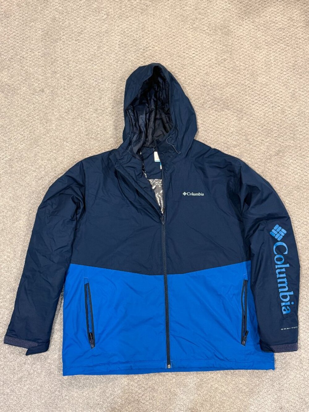 Columbia Men’s Point Park Omni-Heat Insulated Jacket XXL Blue